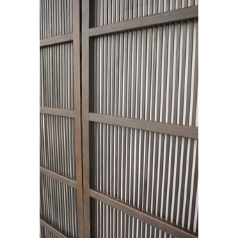 黒い一貫格子戸 4枚1組　L1006 