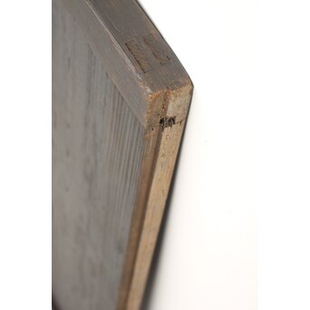 黒い一貫格子戸 4枚1組　L1006 