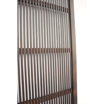 黒い一貫格子戸 4枚1組　L1006 