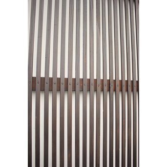 黒い一貫格子戸 4枚1組　L1006 