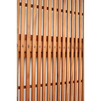 稀少サイズ 障子枠付 白木格子戸 2枚1組　L1007 