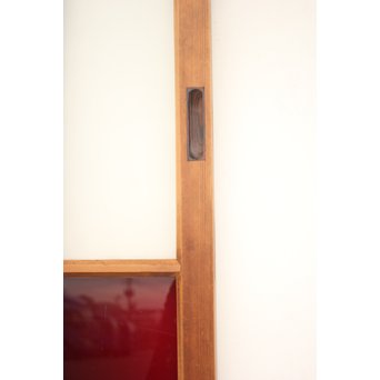 透かしと色ガラスの建具 2枚1組　GD1254 