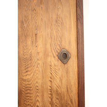 堅木框 杉一枚板建具 4枚1組　B974Y 