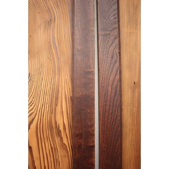 堅木框 杉一枚板建具 4枚1組　B974Y 