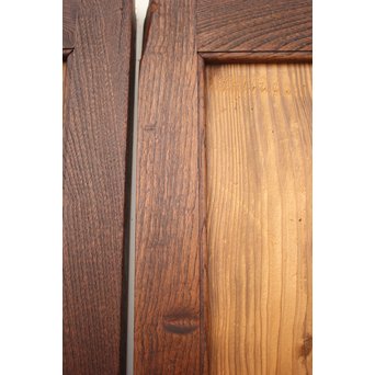 堅木框 杉一枚板建具 4枚1組　B974Y 