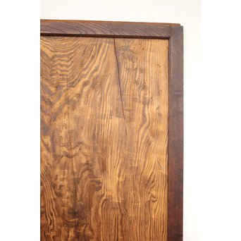 堅木框 杉一枚板建具 4枚1組　B974Y 