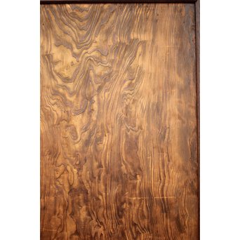 堅木框 杉一枚板建具 4枚1組　B974Y 