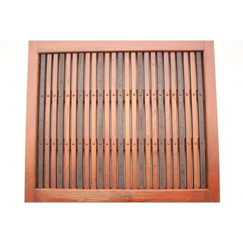 総欅巾着金具格子蔵戸　W978YD 