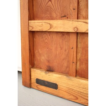 総欅巾着金具格子蔵戸　W978YD 