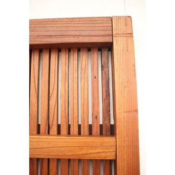 重厚鉄金具 欅格子蔵戸　W979Y 