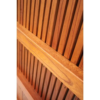 重厚鉄金具 欅格子蔵戸　W979Y 