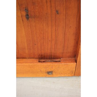 重厚鉄金具 欅格子蔵戸　W979Y 