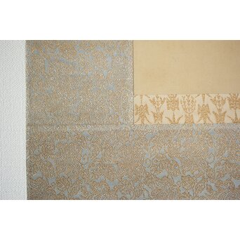 倣 松林桂月《野含時雨潤山雑夏雲多》絹本掛軸　Z184 