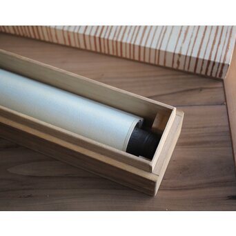 倣 松林桂月《野含時雨潤山雑夏雲多》絹本掛軸　Z184 