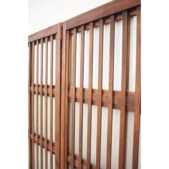 背面ガラス 格子戸 2枚1組　L1010 