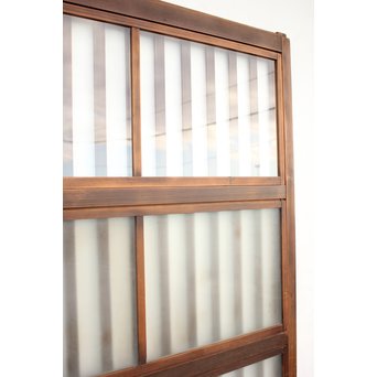 背面ガラス 格子戸 2枚1組　L1010 