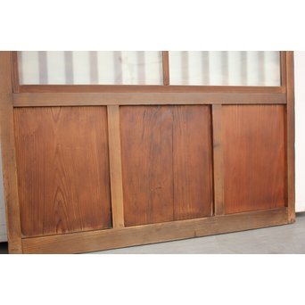 背面ガラス 格子戸 2枚1組　L1010 