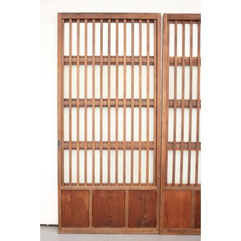 背面ガラス 格子戸 2枚1組　L1010 