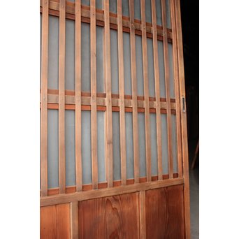 背面ガラス 格子戸 2枚1組　L1010 