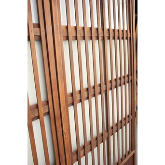 背面ガラス 格子戸 2枚1組　L1010 