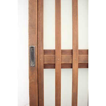 背面ガラス 格子戸 2枚1組　L1010 