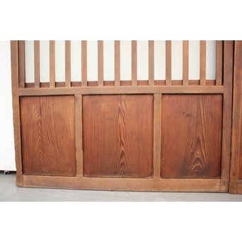 背面ガラス 格子戸 2枚1組　L1010 