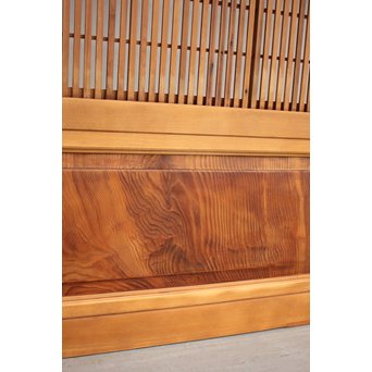 障子枠付 デザインガラス 格子戸 2枚1組　L1011 