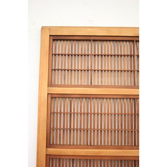 障子枠付 デザインガラス 格子戸 2枚1組　L1011 