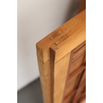 障子枠付 デザインガラス 格子戸 2枚1組　L1011 