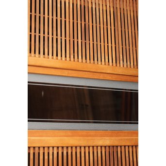 障子枠付 デザインガラス 格子戸 2枚1組　L1011 