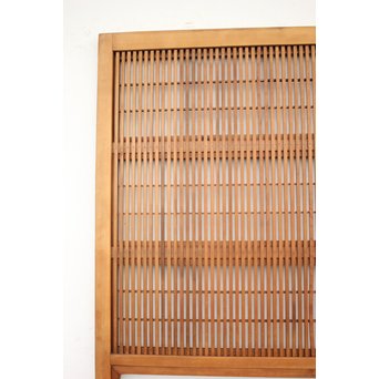 障子枠付 デザインガラス 格子戸 2枚1組　L1011 