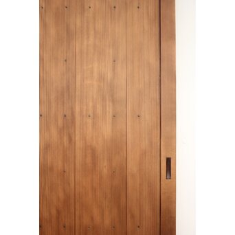 細かな升格子板戸　B975 