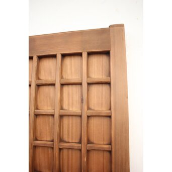 細かな升格子板戸　B975 