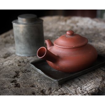 呉恒昌 唐錫 急須敷/茶銚台　M156 