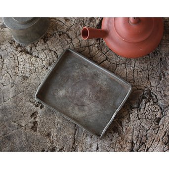 呉恒昌 唐錫 急須敷/茶銚台　M156