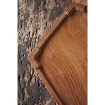 指物師 桑多角蓋物　X173 