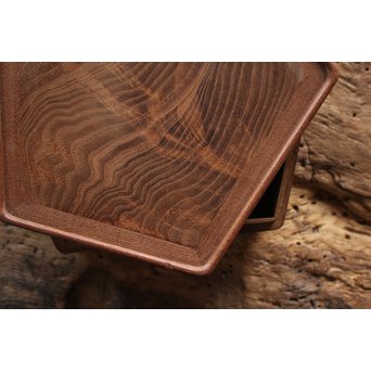 指物師 桑多角蓋物　X173 