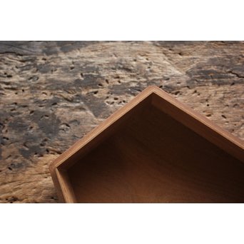 指物師 桑多角蓋物　X173 