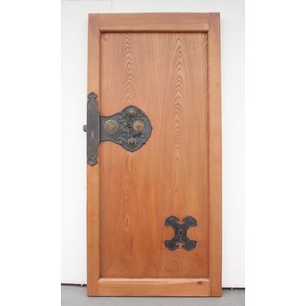 総欅 特大真鍮金具 蔵戸　W980Y