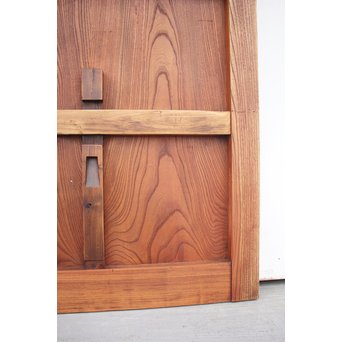 総欅 特大真鍮金具 蔵戸　W980Y 