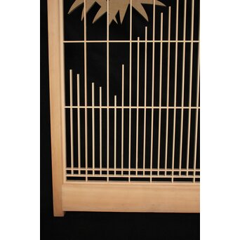 デッドストック 白木竹雀書院 2枚1組　R2502 