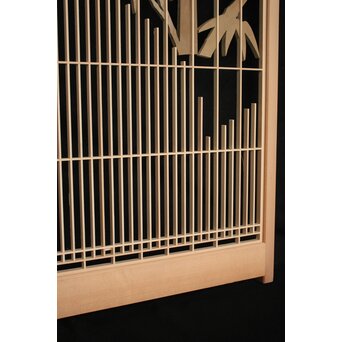 デッドストック 白木竹雀書院 2枚1組　R2502 