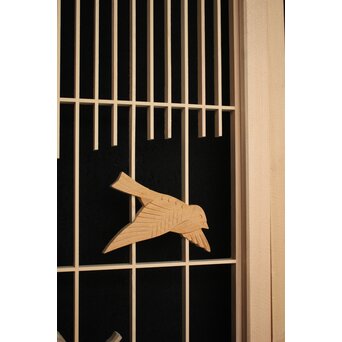 デッドストック 白木竹雀書院 2枚1組　R2502 