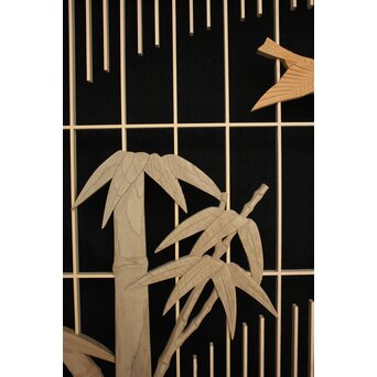 デッドストック 白木竹雀書院 2枚1組　R2502 