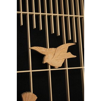 デッドストック 白木竹雀書院 2枚1組　R2502 