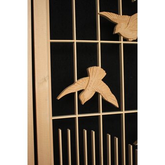 デッドストック 白木竹雀書院 2枚1組　R2502 