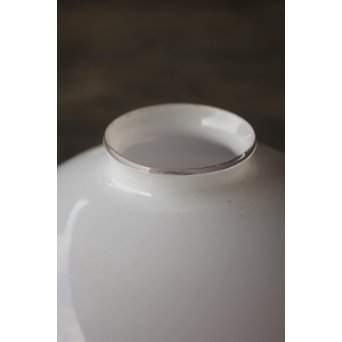 白被せ切子電笠/照明　A1963 