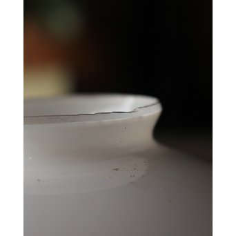 白被せ切子電笠/照明　A1963 