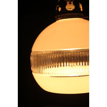 白被せ切子電笠/照明　A1963 