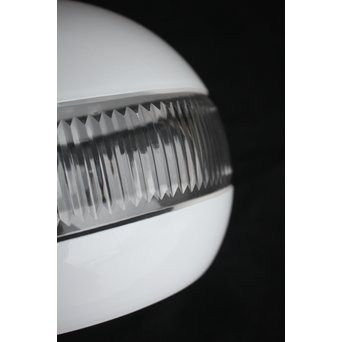 白被せ切子電笠/照明　A1963 